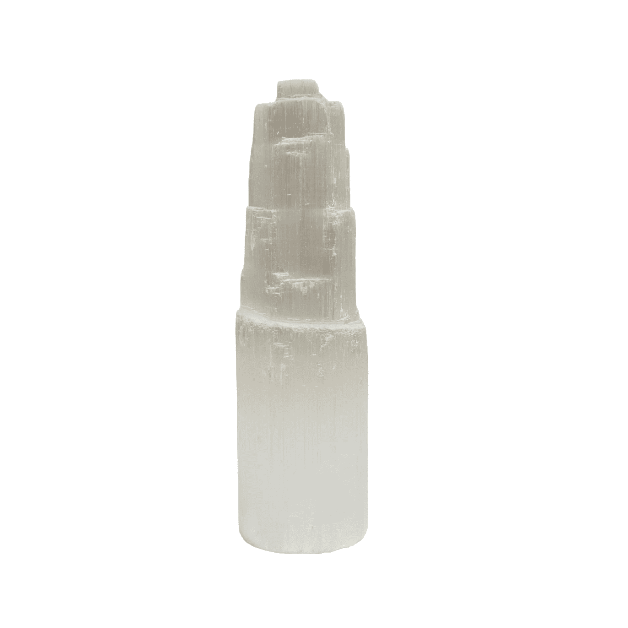 Selenite Crystal Tower Lamp